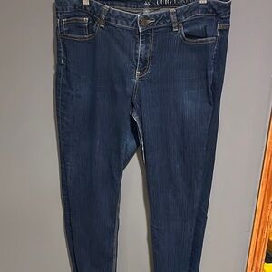 Women's Blue Jeans New York and Company curvy skinny size 16 petite